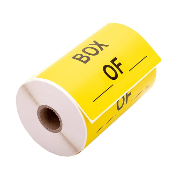 1 Roll; Box ___of ___ 5" x 3" Large Inventory Labels 500 per Roll
