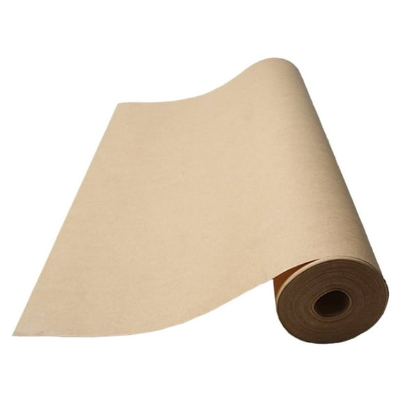 1 Roll Brown Kraft Paper, Matte Wrapping Paper, Craft Paper, Wrapping Paper, Packing Paper for Moving, Packing, Gift Wrapping, Wall Art, Table Runner, Floor Covering 17 x 400"