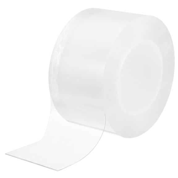 1 Roll Caulking Tape, 70mm x 10m Caulk Tape Waterproof Self Adhesive Transparent Sealer Strip Trim Clear for Kitchen Bathroom Bathtub Toilet Base Windows Door Stopper, 0.8mm
