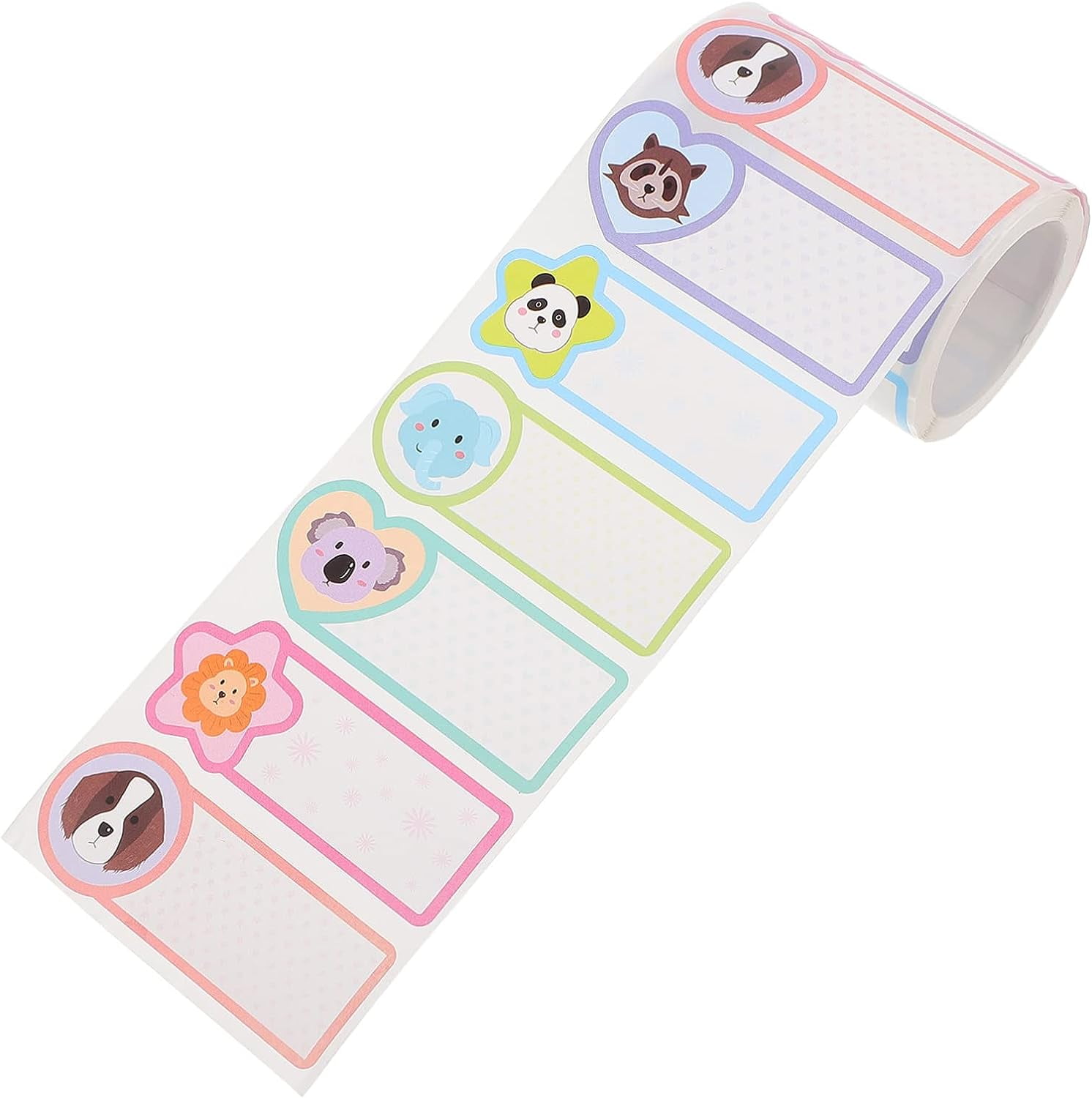 Lil' Labels Waterproof Seal-n-Stick Baby Bottle Labels for Daycare, Animal  Friends 