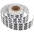 thumbnail image 1 of 1 Roll Circle Number Sticker Warehouse Organization Inventory Stickers Adhesive Number Labels, 1 of 9