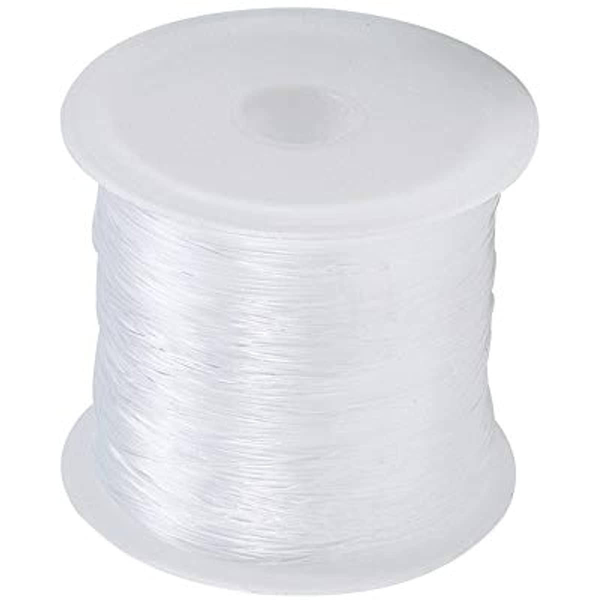  Nylon Monofilament Thread - Clear White Invisible Fishing  Line Transparent Sewing Threads For Quilting Blind Stitch Floss Jewelry  String For Hanging Decorations Thick Beading Wire For Seed Bead