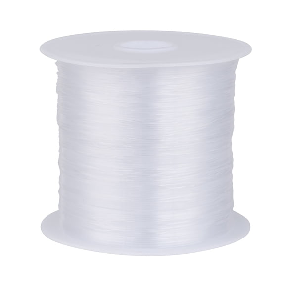 1 Roll Clear Nylon Wire Fishing Line Fishing Line Beading Thread 0.4mm about 43.74 yards(40m)/roll