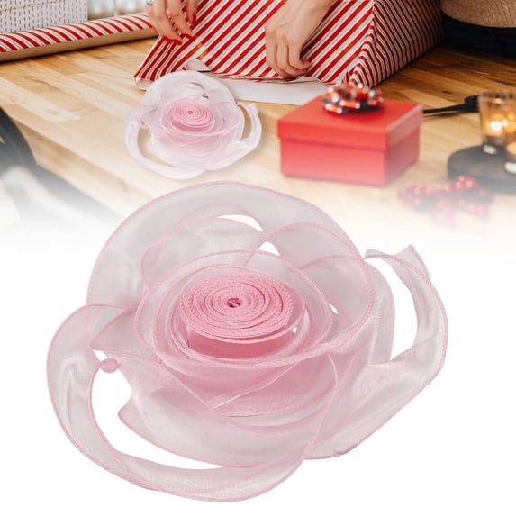 1 Roll Clearance Under $3 Gift Ribbon Ribbon Cloth For Gift Wrap Items Vibrant (G)