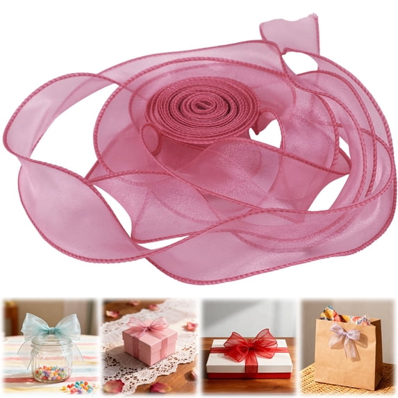 1 Roll Clearance Under $3 Gift Ribbon Ribbon For Gift, Mesh Soft (H)