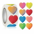 thumbnail image 1 of 1 Roll Clearance Under $3 Stickers Valentine Decal For Gift, Pvc Sturdy (H), 1 of 9