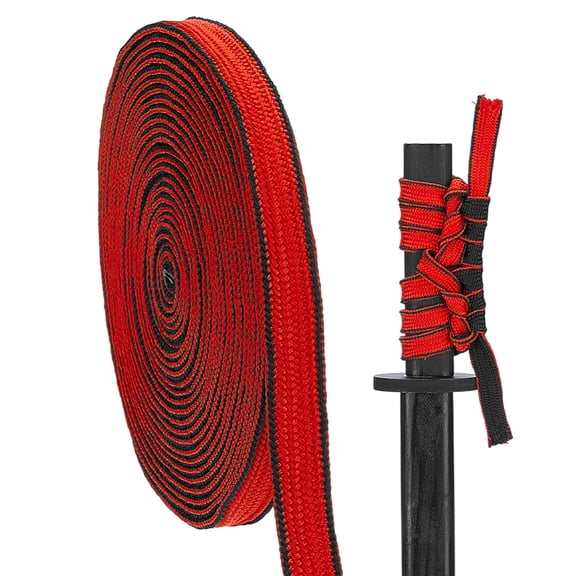 1 Roll Coarse Fiber Filament Ribbons Red 5/8 inch(15mm) about 5.47 Yards(5m)/Roll
