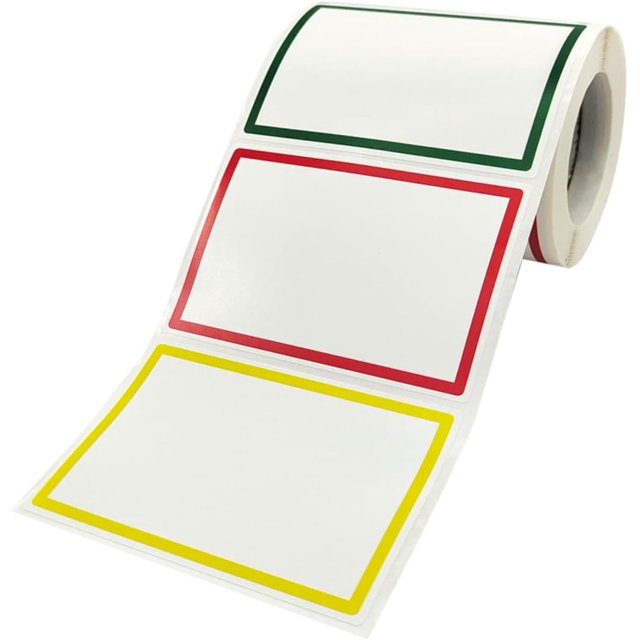 Empty Game Classification Sticker Blank Baking Stickers 1 Roll Adhesive DIY Name Labels Stickers Blank ...