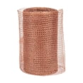 thumbnail image 1 of 1 Roll Copper Mesh,Copper Fill Fabric for Hole Blocking, Gardening,Sealing Water Opening，Bat,Snail,Bird Control(5in x 29.52ft), 1 of 6