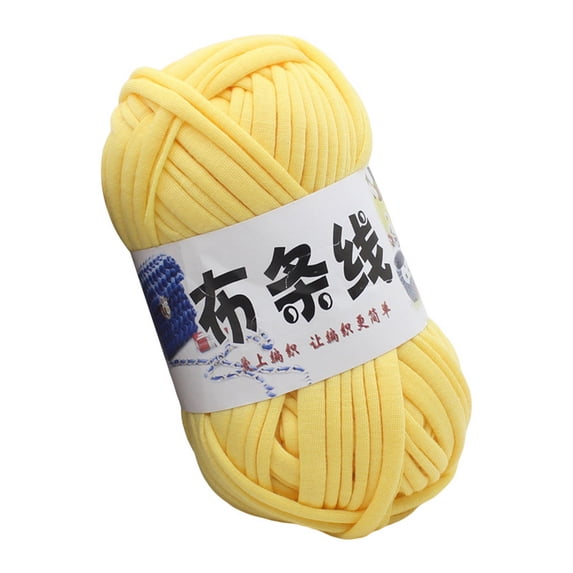 1 Roll Crochet Line No Pilling Soft Comfortable DIY Blended T-Shirt Clothes Bag Hand Knitting Yarn Thread Sewing Tool for Home