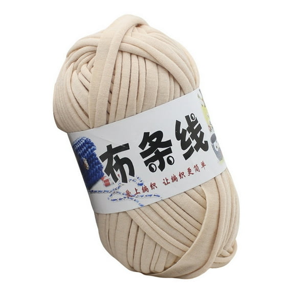 1 Roll Crochet Line No Pilling Soft Comfortable DIY Blended T-Shirt Clothes Bag Hand Knitting Yarn Thread Sewing Tool for Home