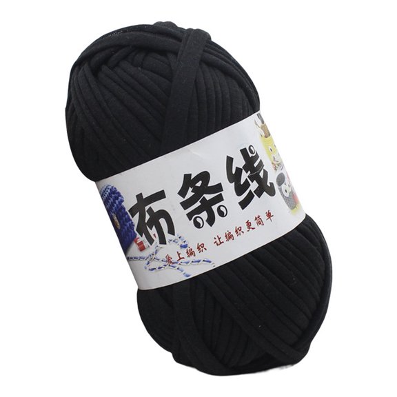 1 Roll Crochet Line No Pilling Soft Comfortable DIY Blended T-Shirt Clothes Bag Hand Knitting Yarn Thread Sewing Tool for Home