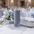 thumbnail image 1 of 1 Roll Deco Mesh Ribbon 6INx30FT Metallic Foil Mesh Rolls for Wreath, Craft Mesh Ribbon Roll for Easter Christmas Party Wedding Home Decor DIY Craft Projects and Gift Wrapping, 1 of 5