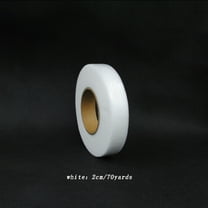 1 Roll Double-Sided Sticky Fabric Tape, No Sewing Required, Gluing, or Ironing Stitch Adhesive Cloth Tape, 2cm x 70 Yd