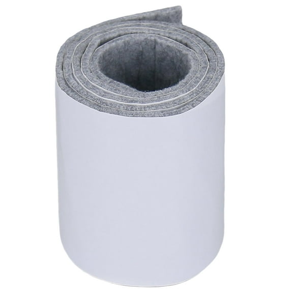 1 Roll Durable Floor Cushion Cuttable Ground Pad Furniture Leg Felt Mat Thicken Floor Cushion for Home Office Bar Shop DIY (Light Grey 10 x 0.5cm)