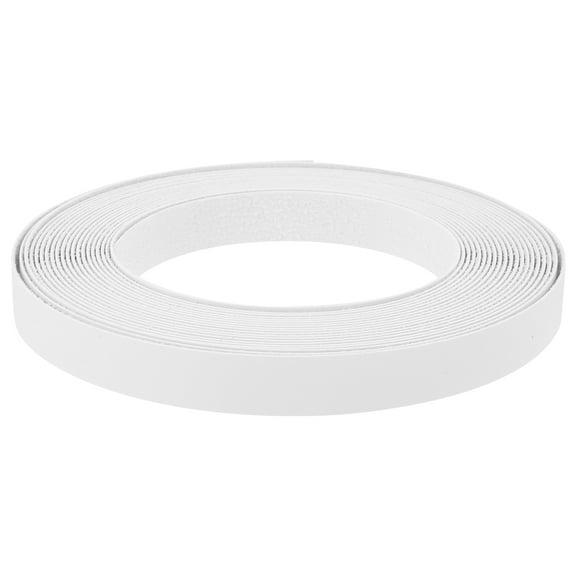 YOSADIER White Plastic Cabinet Edging Trim Self-Adhesive for Projects and Furniture