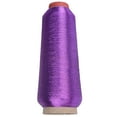 thumbnail image 1 of 1 Roll Embroidery Thread with Metallic Luster DIY Polyester Wide Application Cross Stitch Sewing Thread Spool for Home, 1 of 8