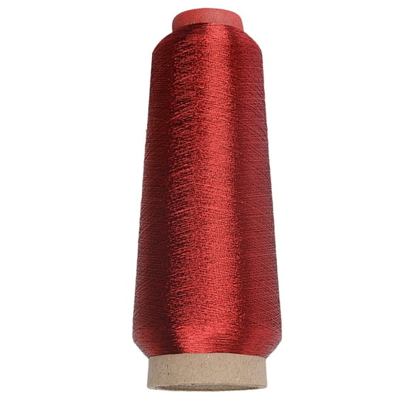 1 Roll Embroidery Thread with Metallic Luster DIY Polyester Wide Application Cross Stitch Sewing Thread Spool for Home
