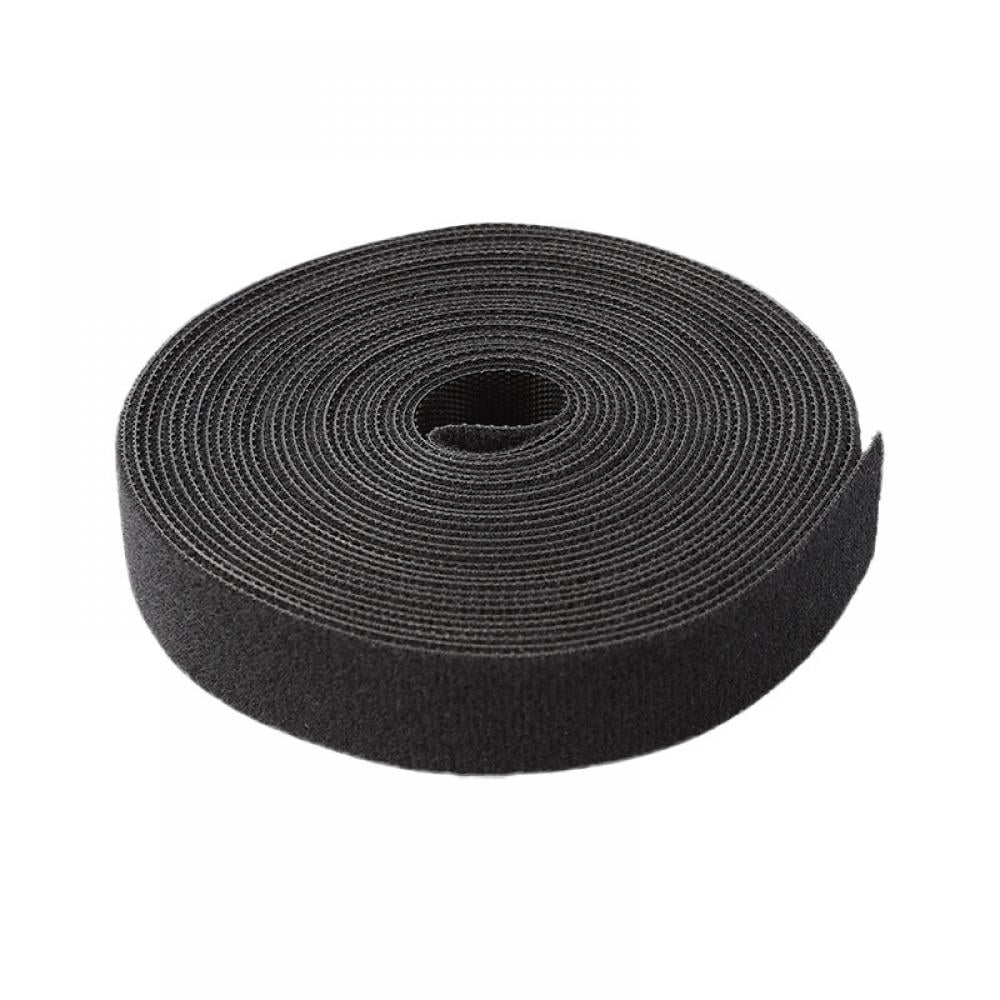 TENOC Reusable Hook And Loop Cable Ties (Velcro) - 1 Roll, 2/5" X 9.8', Adjustable & Cut-to-Fit