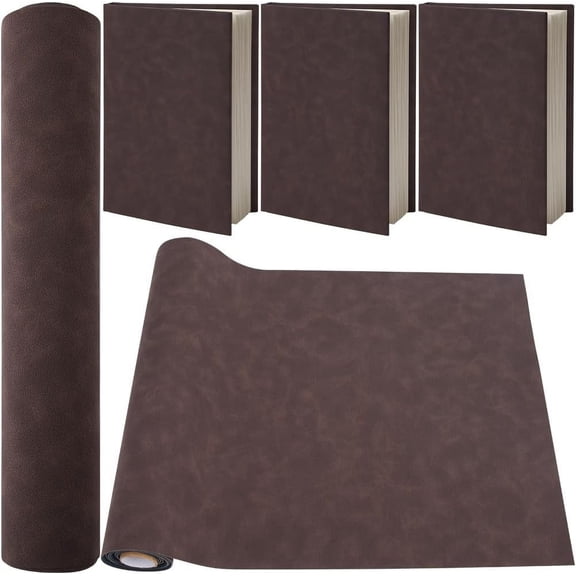 1 Roll Frosted PU Leather Fabric for Shoes Bag DIY Craft Photography Props Coffee 30~30.5x0.08cm about 1.3m/roll DIY