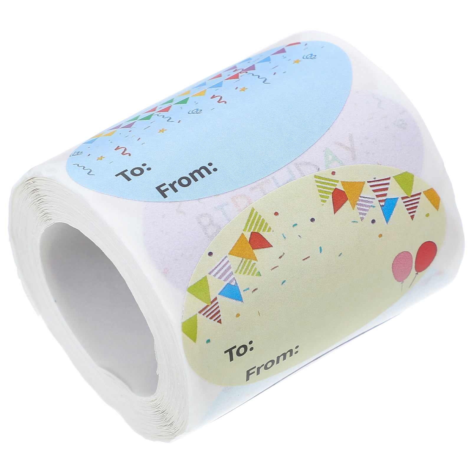 1 Roll Happy Birthday Present Stickers Happy Birthday To From Labels ...