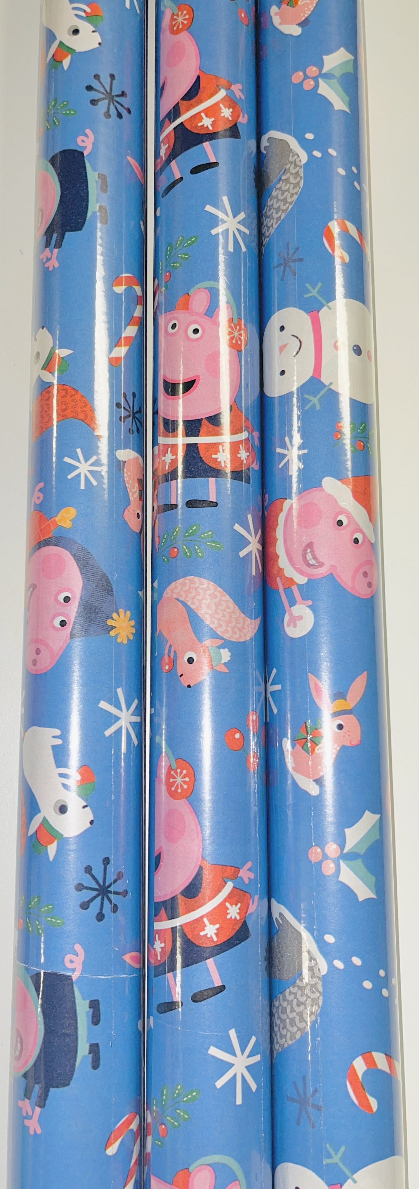 1 Roll Heavy Weight Peppa Pig Christmas Gift Wrapping Paper 50 sq feet