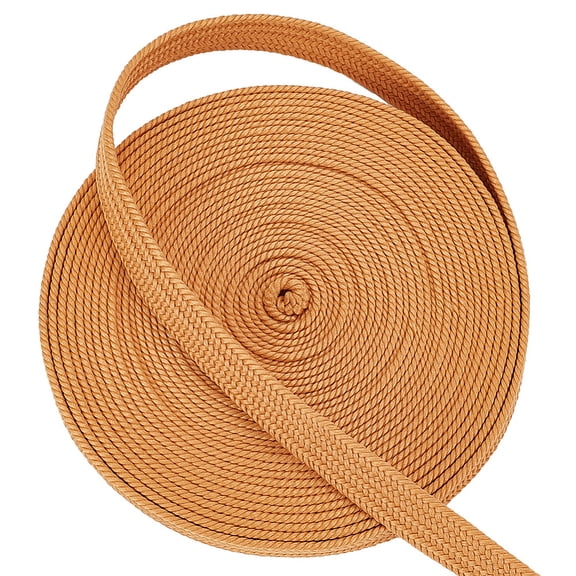 1 Roll Imitation Leather Cord for Samurai Handle Rope Sandy Brown 12mmDIY