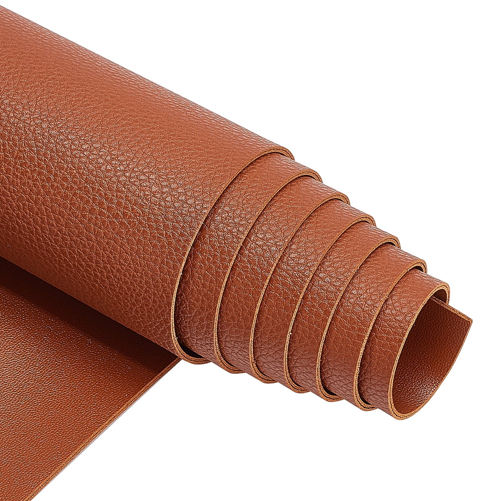 1 Roll Imitation Leather Fabric for Garment Accessories Sienna 135x30x0.12cm