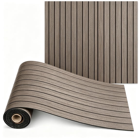 3D Wood Grain Peel and Stick Wallpaper,15.75"x118.11"Self-Adhesive Fluted Slat Wall Panel for TV Background,Bedroom,Living Room,Accent Wall