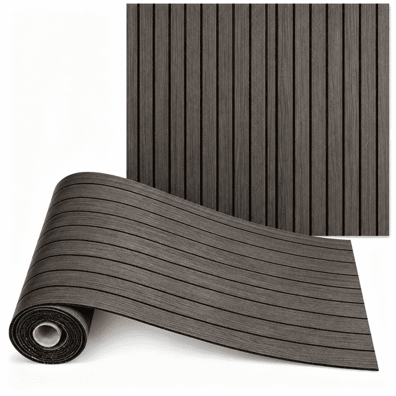 3D Fluted Slat Wall Panel,15.75"x118.11"Self‑Adhesive Wood Grain Peel and Stick Panel Wallpaper for TV Background,Bedroom,Living Room,Accent Wall Decor