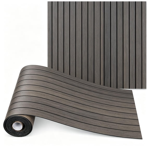 3D Wood Grain Peel and Stick Wallpaper,15.75"x118.11"Self-Adhesive Fluted Slat Wall Panel for TV Background,Bedroom,Living Room,Accent Wall