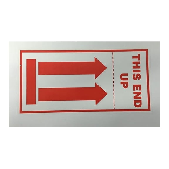 1 Roll Large 4x8 This END UP Arrow Handle with Care Special Handling Shipping Pallet Stickers 250 Labels per roll
