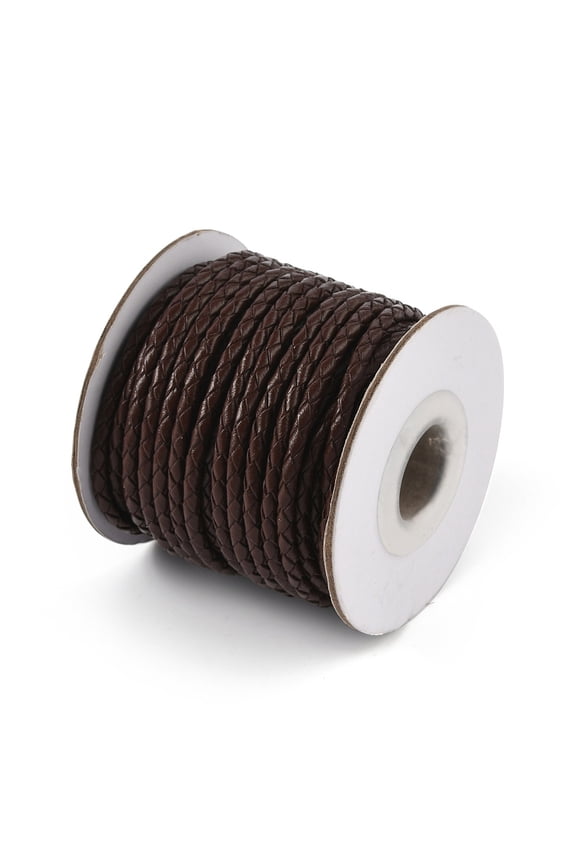 1 Roll Leather Cord 3mm Cowhide Jewelry Making Material for DIY Bracelet Necklace Making 10m/Roll