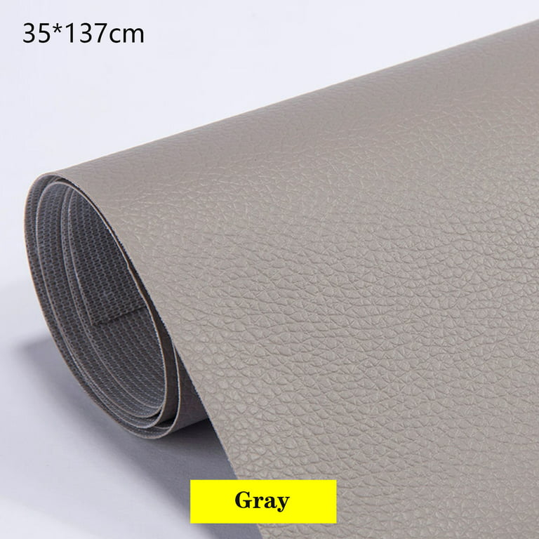 1 Roll Leather Repair Patch Self-Adhesive, 35x137cm, 7 Colors Available,  Stuffygreenus Leather Tape for Couches, Chairs, Car Seats, Bags, Jackets,  Sofa, Boots (Litchi) 