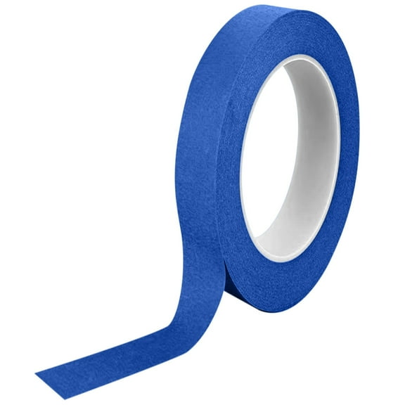 1 Roll Masking Tape,Adhesive Masking Tape,Strong Adhesive Labeling Tape,Masking Tape for Labeling,Painters Tape for Painting,Home,Office,Stationery,Labeling,Arts,Crafts,(Blue,0.31 in x 164 ft)