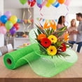 thumbnail image 1 of 1 Roll Metallic Line Deco Mesh, 6INx30FT Poly Craft Mesh for DIY Craft, Wreath Bow Making Decor Mesh for Gift Wrapping, Deco Mesh Ribbon Wrapping Ribbon Rolls for Christmas Party Wedding Home Decor, 1 of 5