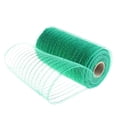 thumbnail image 1 of 1 Roll Metallic Line Deco Mesh Ribbon 6INx30FT, Metallic Foil Deco Poly Mesh Roll for Front Door Wreath Making, Craft Mesh Ribbon Roll for for Christmas Party Wedding Home Decor, 1 of 6