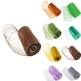 thumbnail image 1 of 1 Roll Metallic Line Deco Mesh Ribbon 6INx30FT, Metallic Foil Deco Poly Mesh Roll for Front Door Wreath Making, Craft Mesh Ribbon Roll for for Christmas Party Wedding Home Decor, 1 of 6