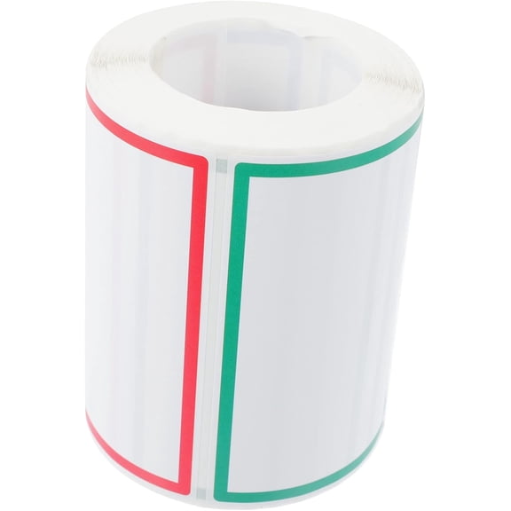 1 Roll Name Tag Cartoon Stickers Food Stickers Labels for Jars Adhesive Notes Stickers Colors Name Tags Sticky Memo Pad Name Stickers DIY Name Stickers Gift Cartoon Color Stickers