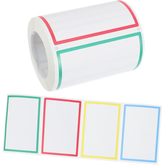 1 Roll Name Tag Gift Tags Stickers Colored Tabs Present Labels Blank Adhesive Labels Small Blank Stickers Blank Vinyl Stickers Name Stickers Name Tag Labels Adhesive Notes Stickers