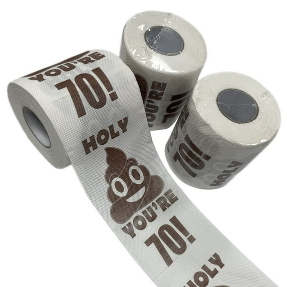 1 Roll New Room Supplies Birthday Gifts Decor Tissue Funny Paper Towel Roll Printed Toilet Paper Funny Birthday Rolls 70