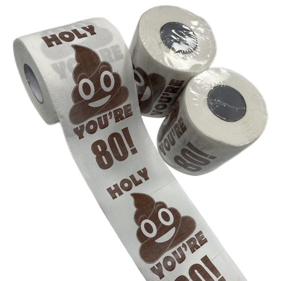 1 Roll New Room Supplies Birthday Gifts Decor Tissue Funny Paper Towel Roll Printed Toilet Paper Funny Birthday Rolls 80