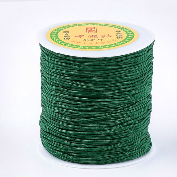 1 Roll Nylon Thread Dark Green 1.5mm about 120.29 yards(110m)/roll
