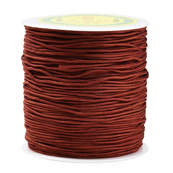 1 Roll Nylon Thread FireBrick 1.5mm about 120.29 yards(110m)/roll