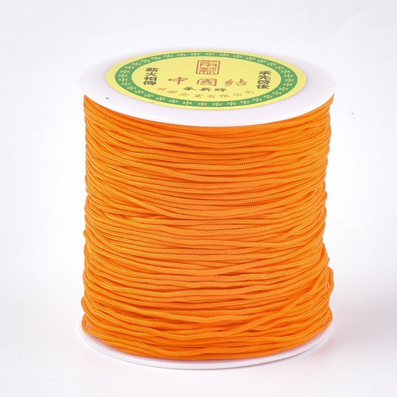 1 Roll Nylon Thread Orange 1.5mm about 120.29 yards(110m)/roll