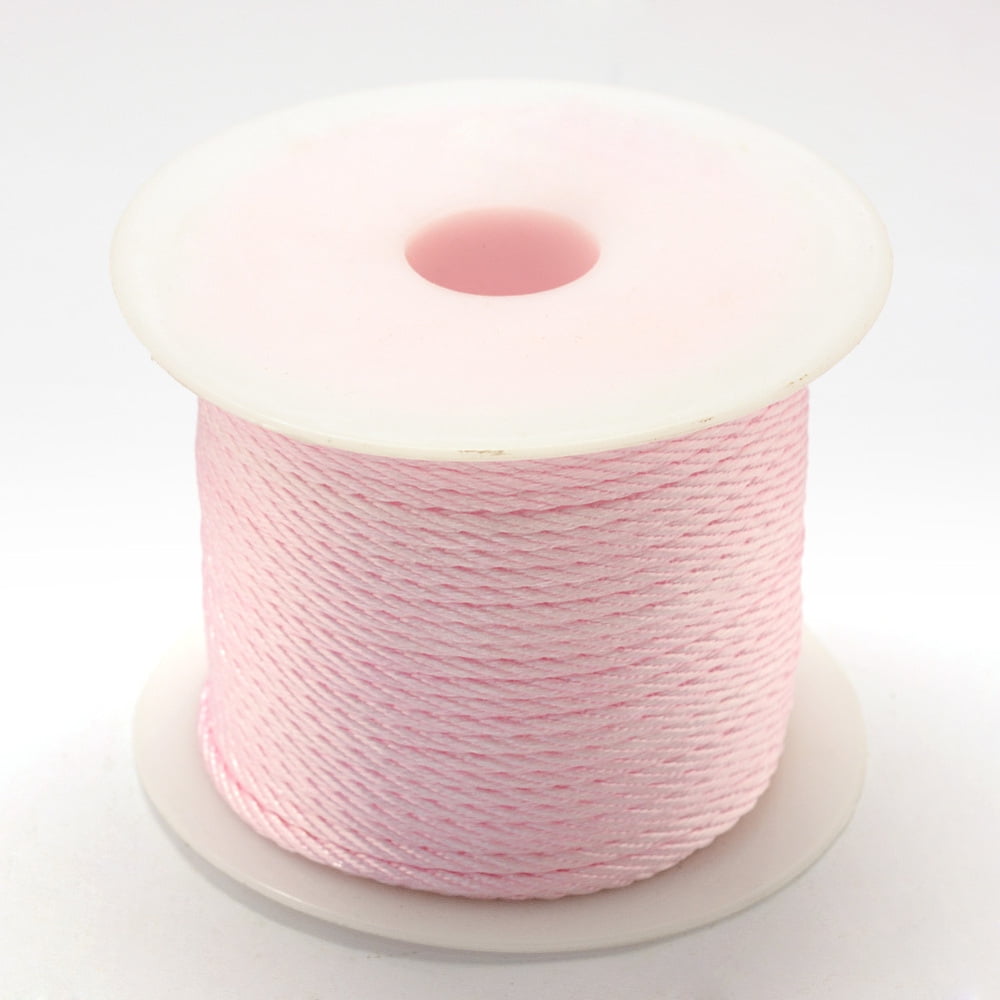 1 Roll Nylon Thread Pearl Pink 1.0mm 49.21 yards(45m)/roll