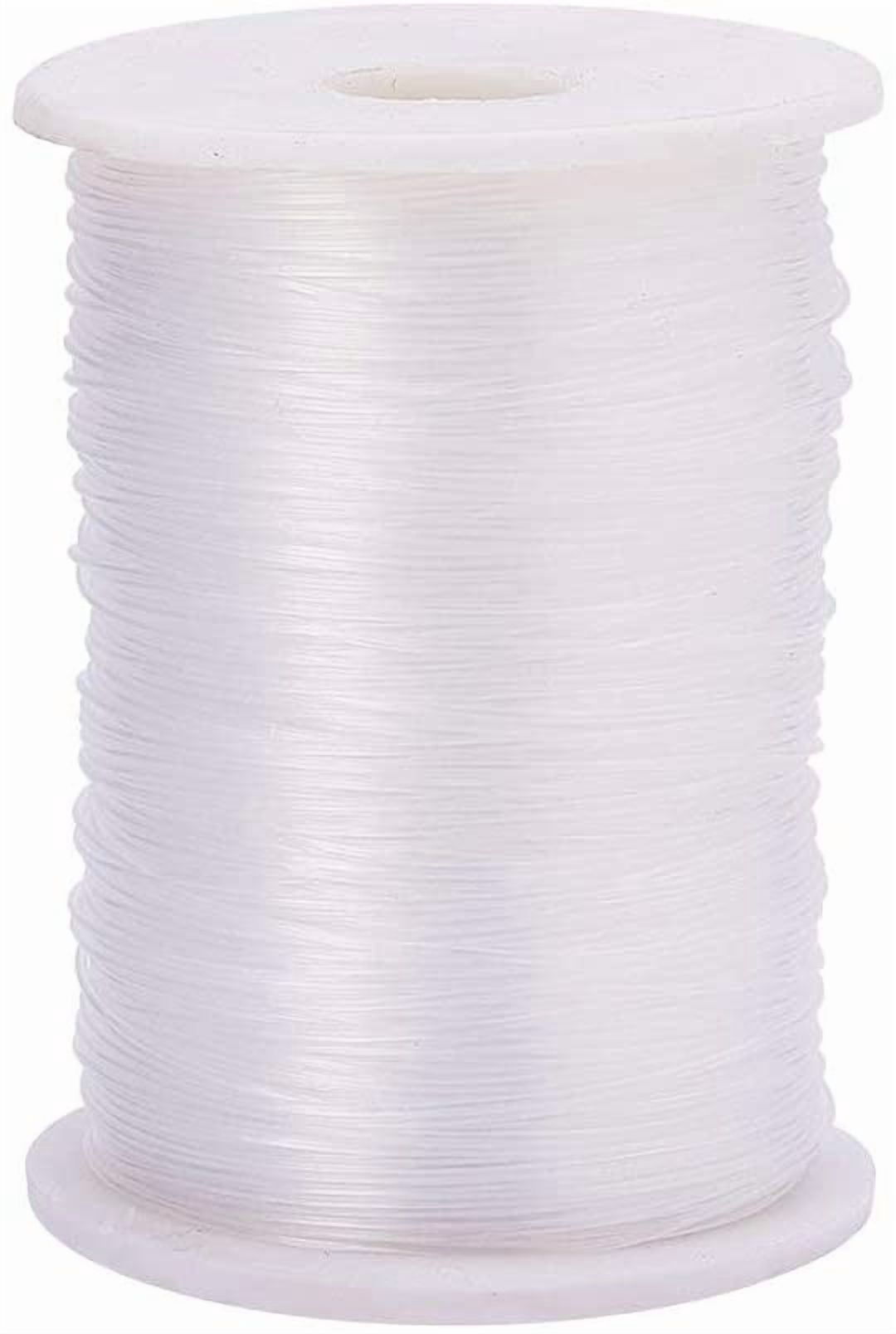 1 Roll Nylon Wire Fishing Line Beading Thread Clear 1.0mm about 196.85 ...