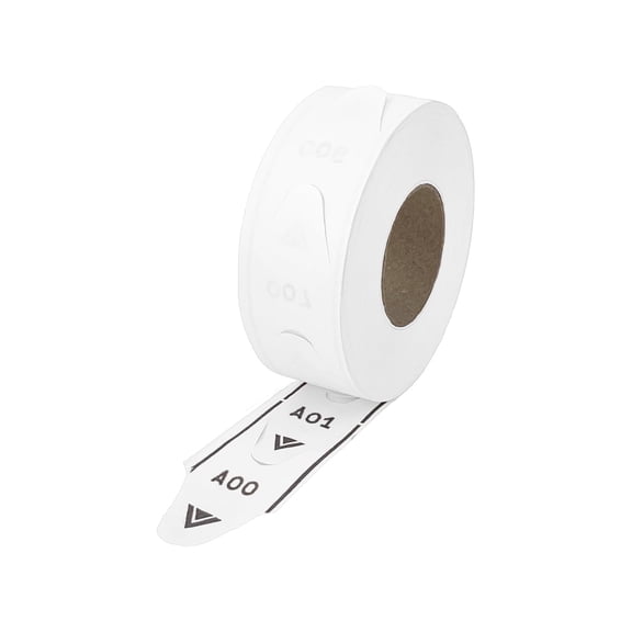 1 Roll Of 2-digit Take-a-number Tickets - 2000 / (white)