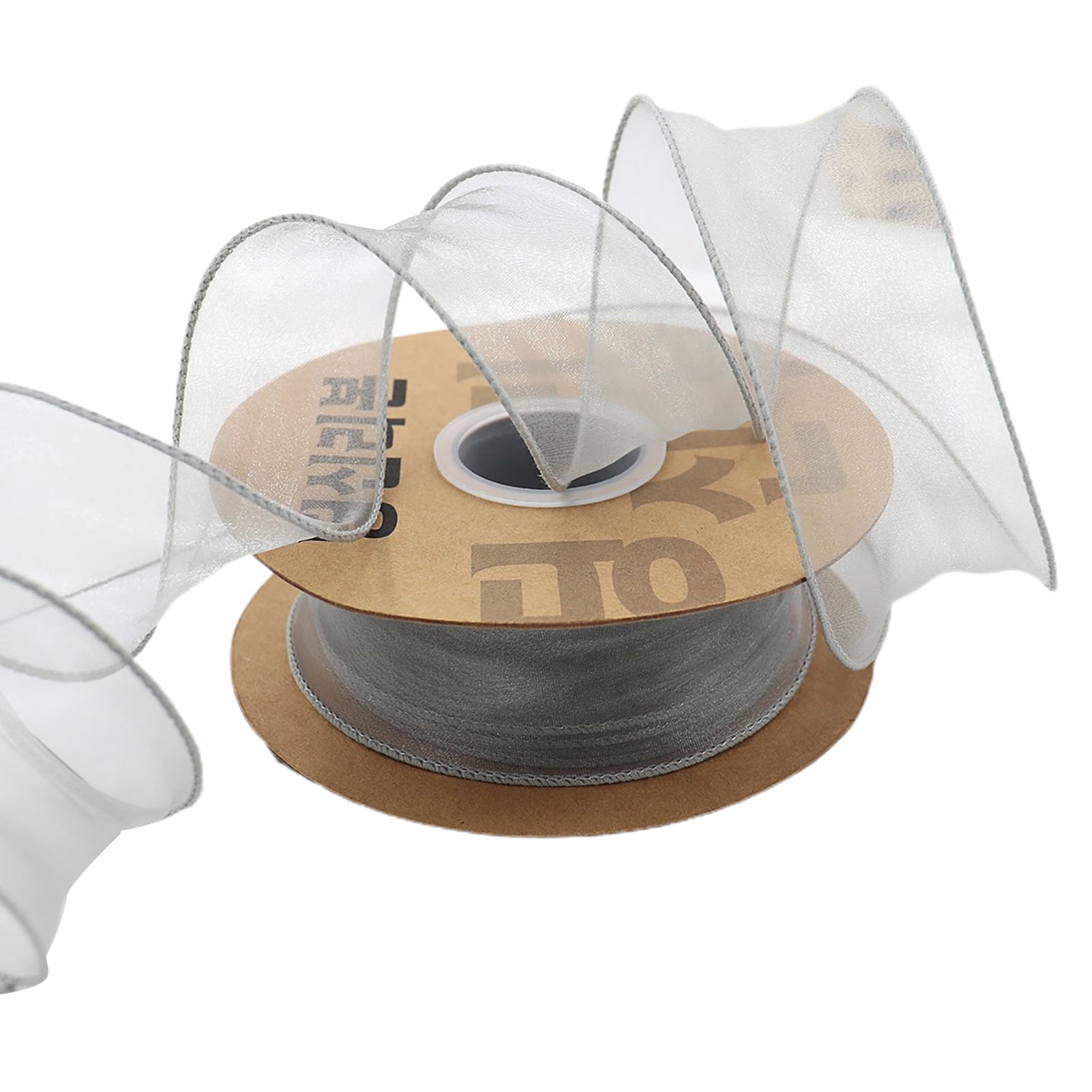 1 Roll Organza Ribbon Wavy Beautiful 2 Yard Multi-functional ...