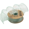 thumbnail image 1 of 1 Roll Organza Ribbon Wavy Beautiful 2 Yard Multi-functional Transparent Chiffon Mesh Ribbon Holiday Supplies, 1 of 7